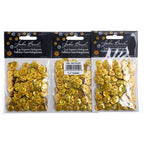 Sequins Round 10mm Aprx 450pcs Hologram Gold