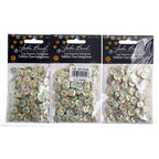 Sequins Round 10mm Aprx 450pcs Hologram Champagne