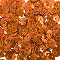 Sequins Round 10mm Aprx 450pcs Hologram Orange