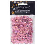 Sequins Round 10mm Aprx 450pcs Hologram Rosa