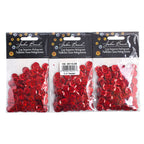 Sequins Round 10mm Aprx 450pcs Hologram Red