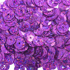 Sequins Round 10mm Aprx 450pcs Hologram Hot Pink