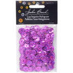 Sequins Round 10mm Aprx 450pcs Hologram Hot Pink