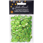 Sequins Round 10mm Aprx 450pcs Hologram Lime Green