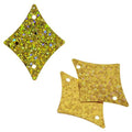 Sequins Hologram 29x36mm With Hole Diamond MARIGOLD