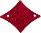 Sequins Hologram 29x36mm With Hole Diamond RED