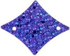 Sequins Hologram 29x36mm With Hole Diamond LILAC