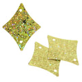 Sequins Hologram 29x36mm With Hole Diamond YELLOW