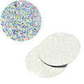 Sequins Hologram 30mm - 1mm Hole Round SILVER
