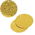 Sequins Hologram 30mm 1mm Hole Round MARIGOLD