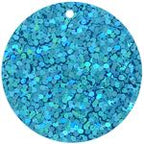 Sequins Hologram 30mm 1mm Hole Round AQUA