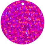 Sequins Hologram 30mm 1mm Hole Round FUCHSIA