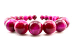 Dyed Tiger Eye Pink Beads Available in 6mm, 8mm Sizes