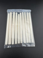 Ivory Buffalo Bone Pipe, Standard thickness  0.5–4inch Carved Bone Pieces for Jewelry & Crafts