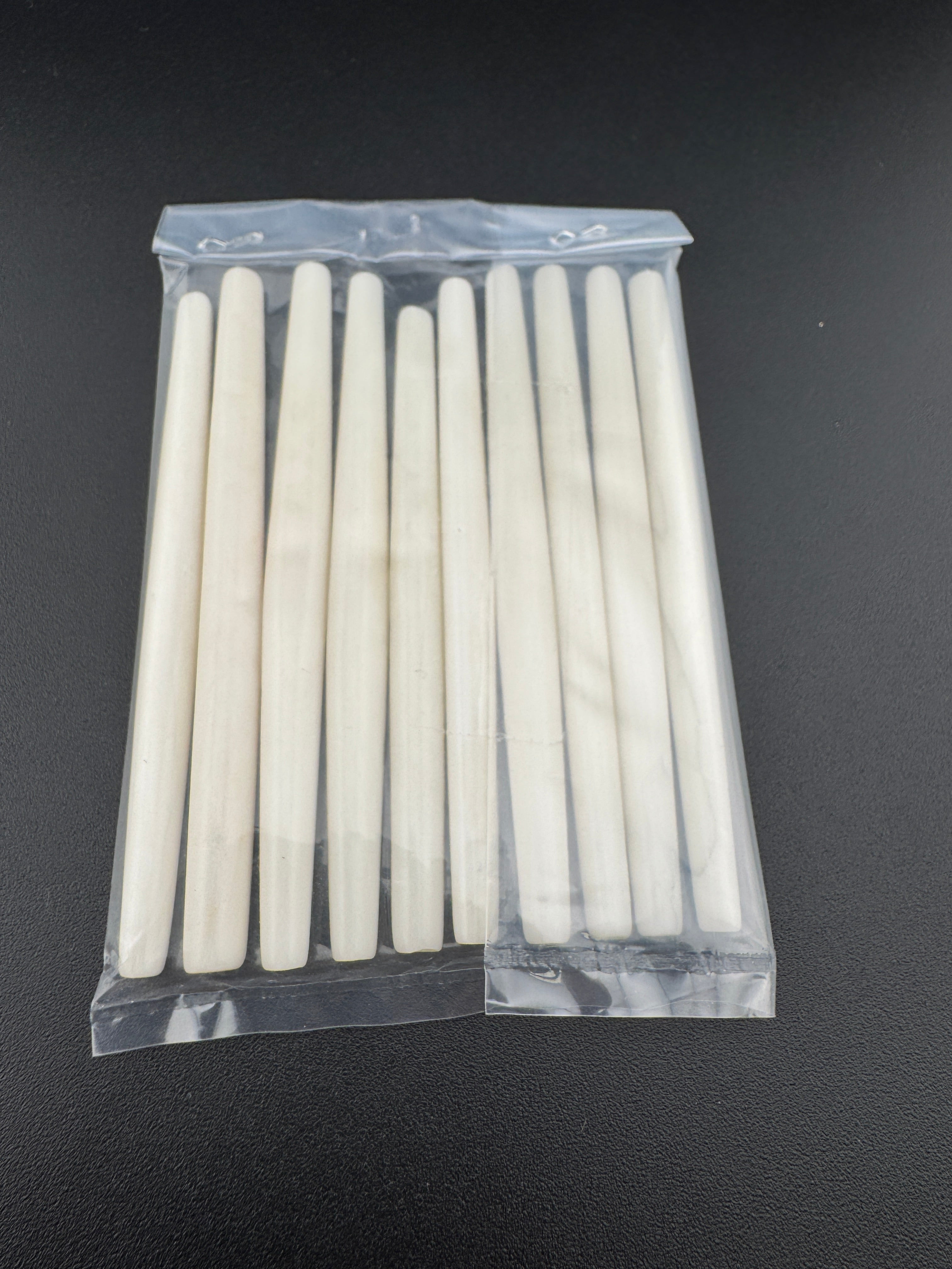 Ivory Buffalo Bone Pipe, Standard thickness  0.5–4inch Carved Bone Pieces for Jewelry & Crafts