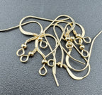 14k Gold Filled Fish Hook Earring Parts pair 1 pair