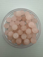 Matte Rose Quartz Beads Available in 6mm, 8mm, 10mm Sizes