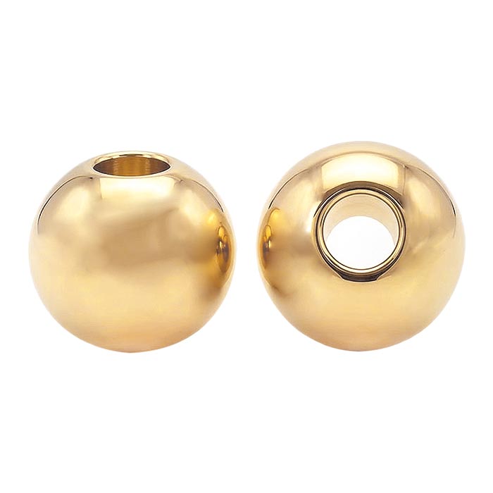 14K Gold Filled 6mm Shiny Bead