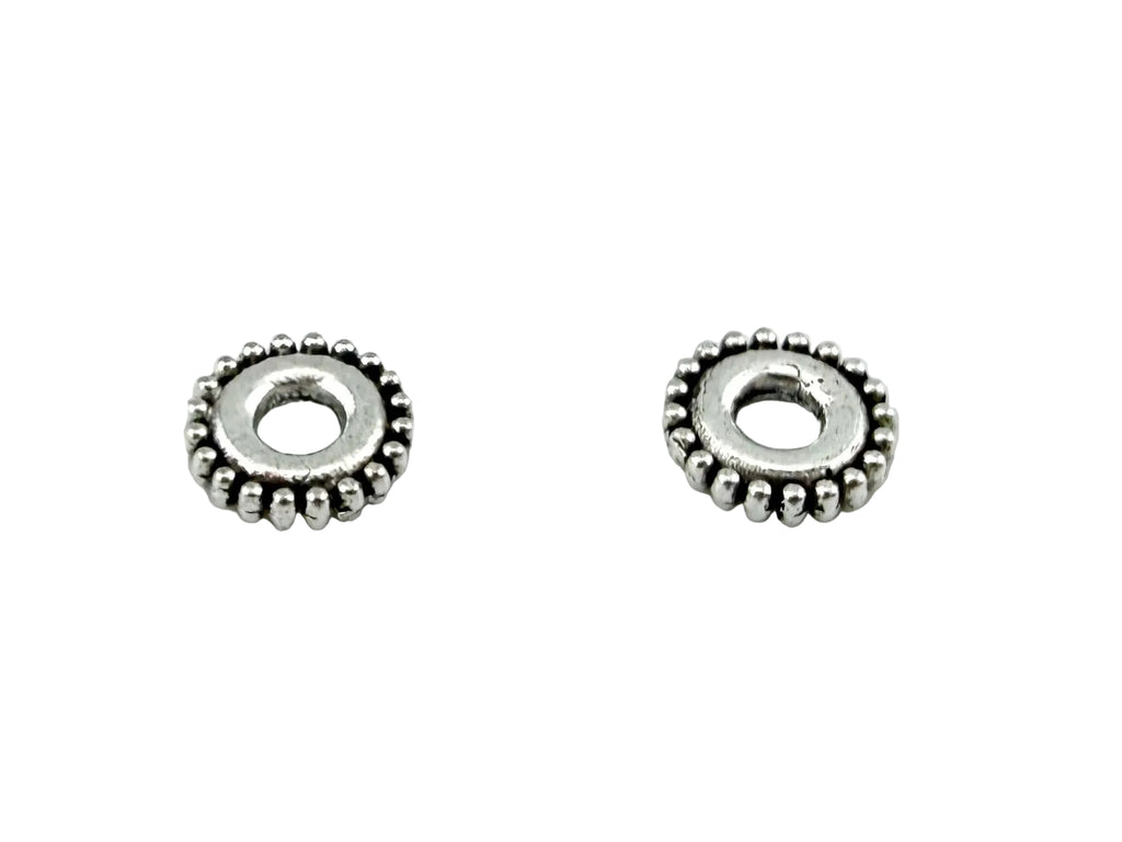 1x6mm Spacer Disk Rhodium