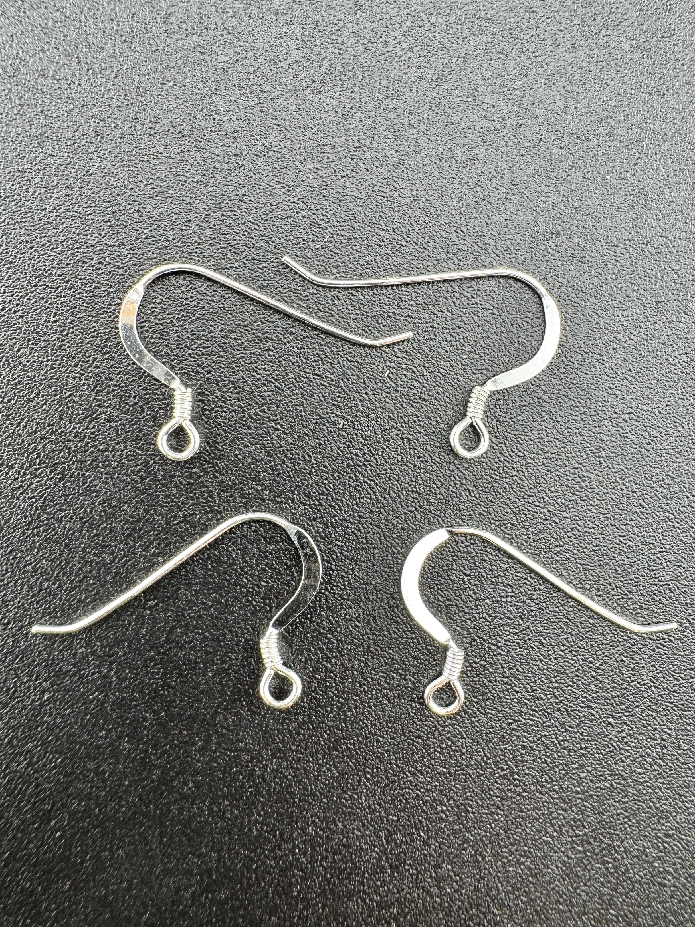 925 Sterling Silver Fish Hook Earring Findings 5 pairs