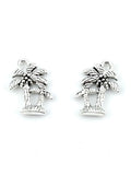 18mm Palm Trees Charm Rhodium