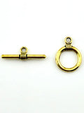 22mm Gold-Oxidized Toggle
