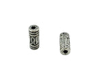 9x3mm Spacer Barrell Rhodium