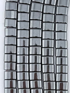 3.5x6x10mm Hematite 2 Hole Full Tila
