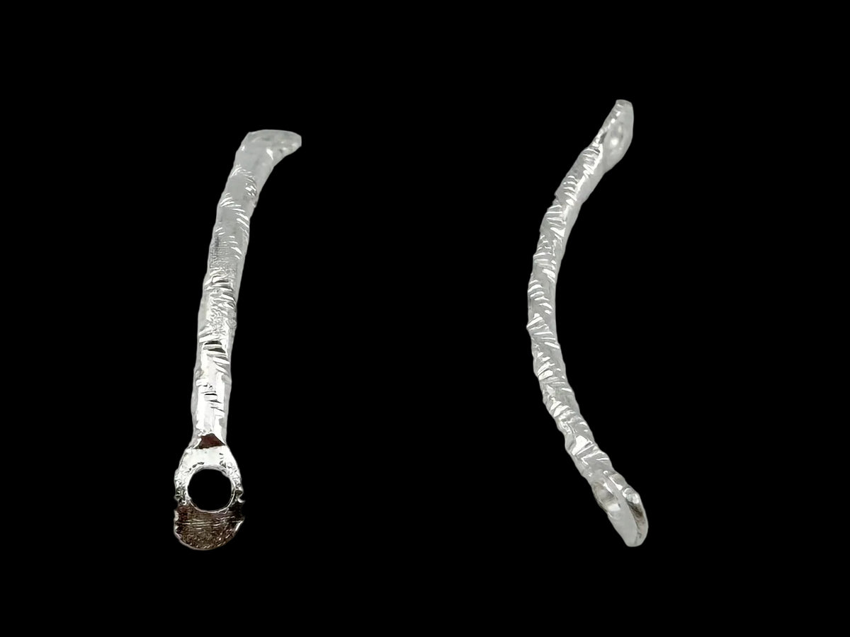 20.5x1mm Connecting Spacer Silver