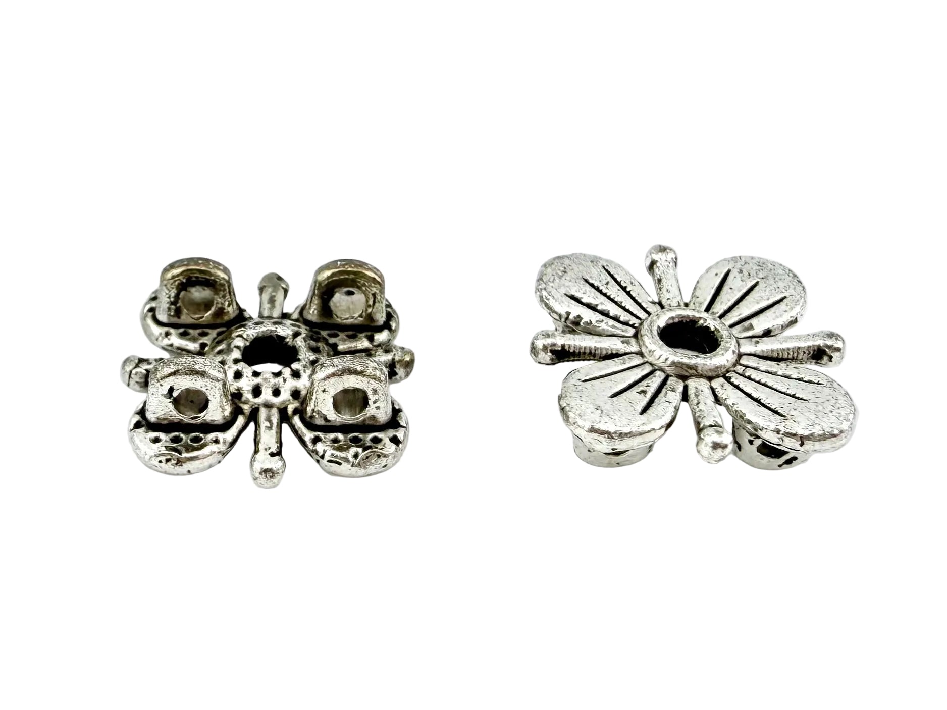10x8mm Barrell Spacer Bead Rhodium