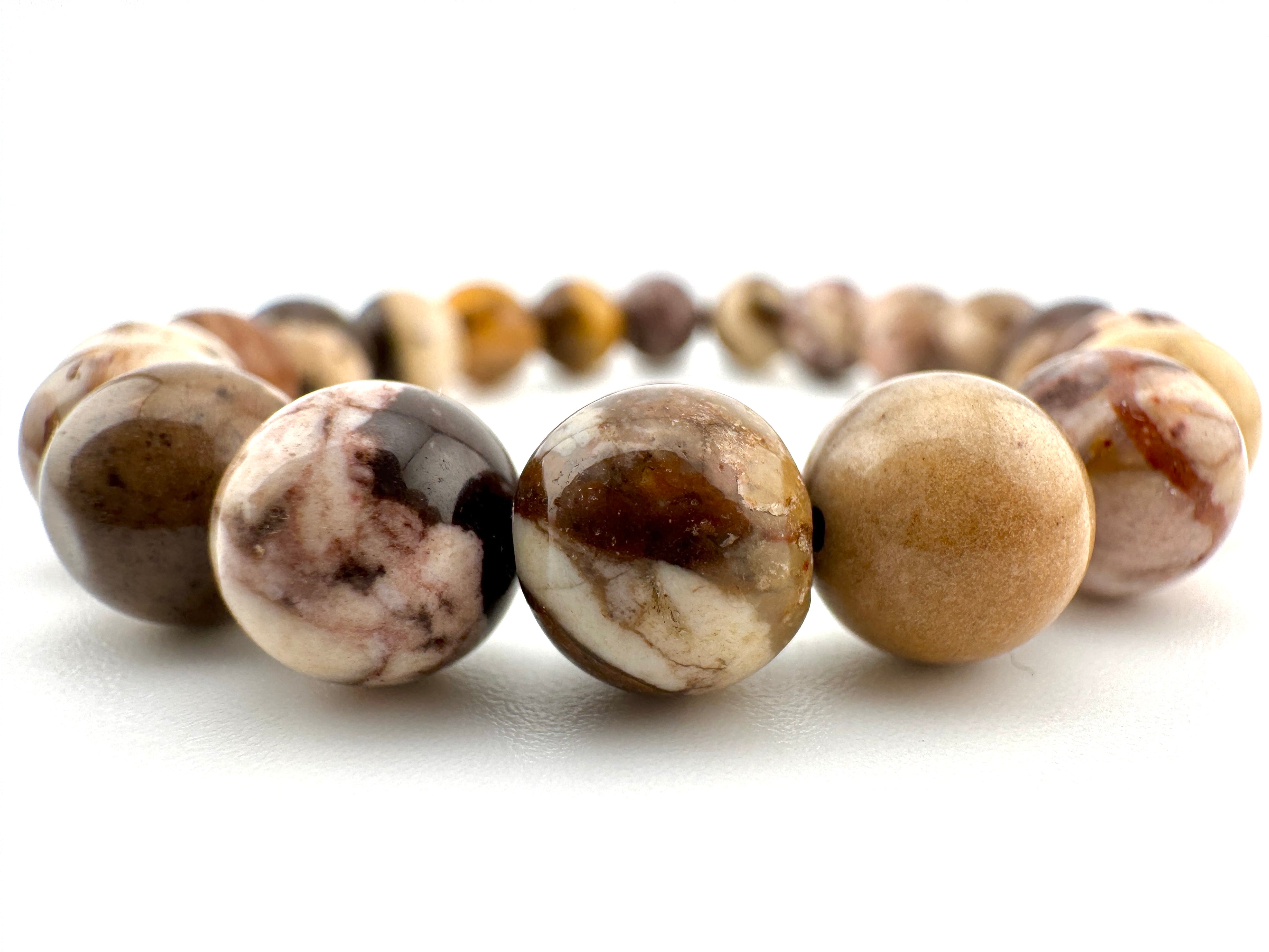 Australian Zebra Jasper Beads Available in 6mm, 8mm Sizes