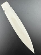 7-Inch Large Bone Arrowhead – Hand-Carved Spear Point for Crafts, Jewelry, or Tribal Display