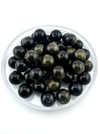 Golden Obsidian Beads Available in 4mm, 6mm, 8mm, 10mm Sizes