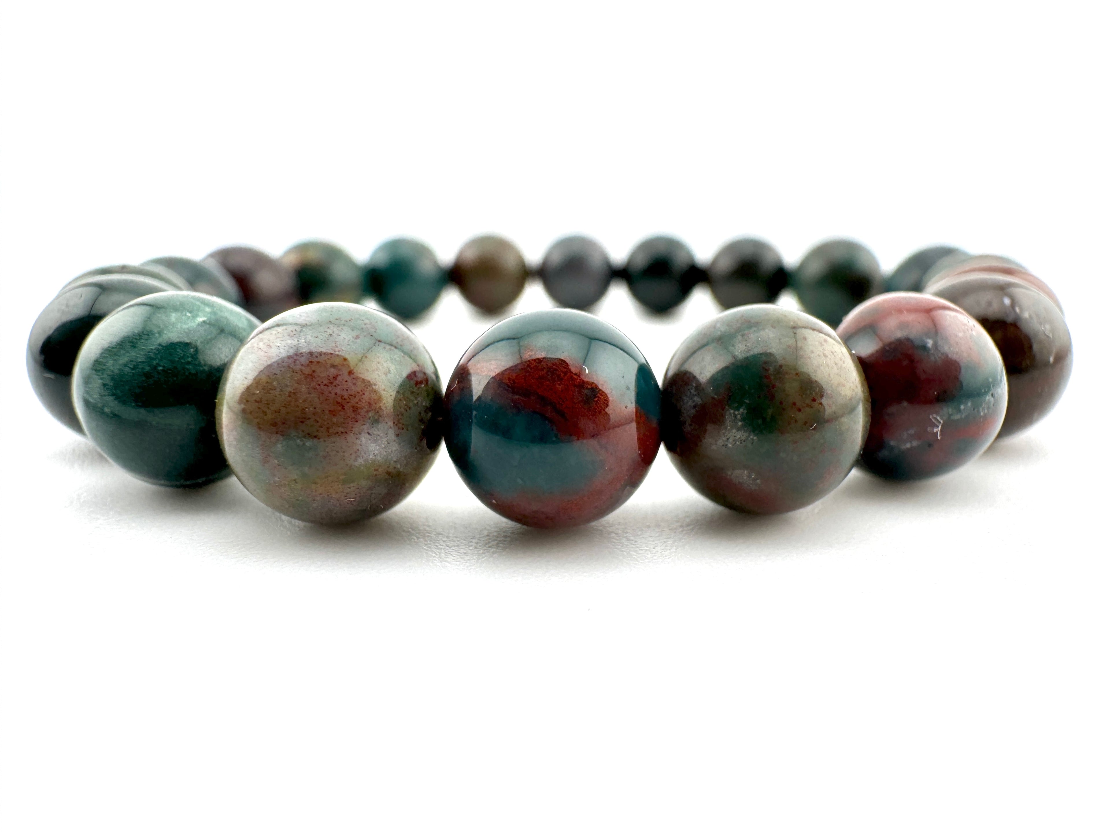 Indian Bloodstone Beads Available in 6mm, 8mm Sizes
