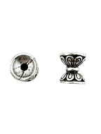 10x8mm Barrell Spacer Bead Rhodium