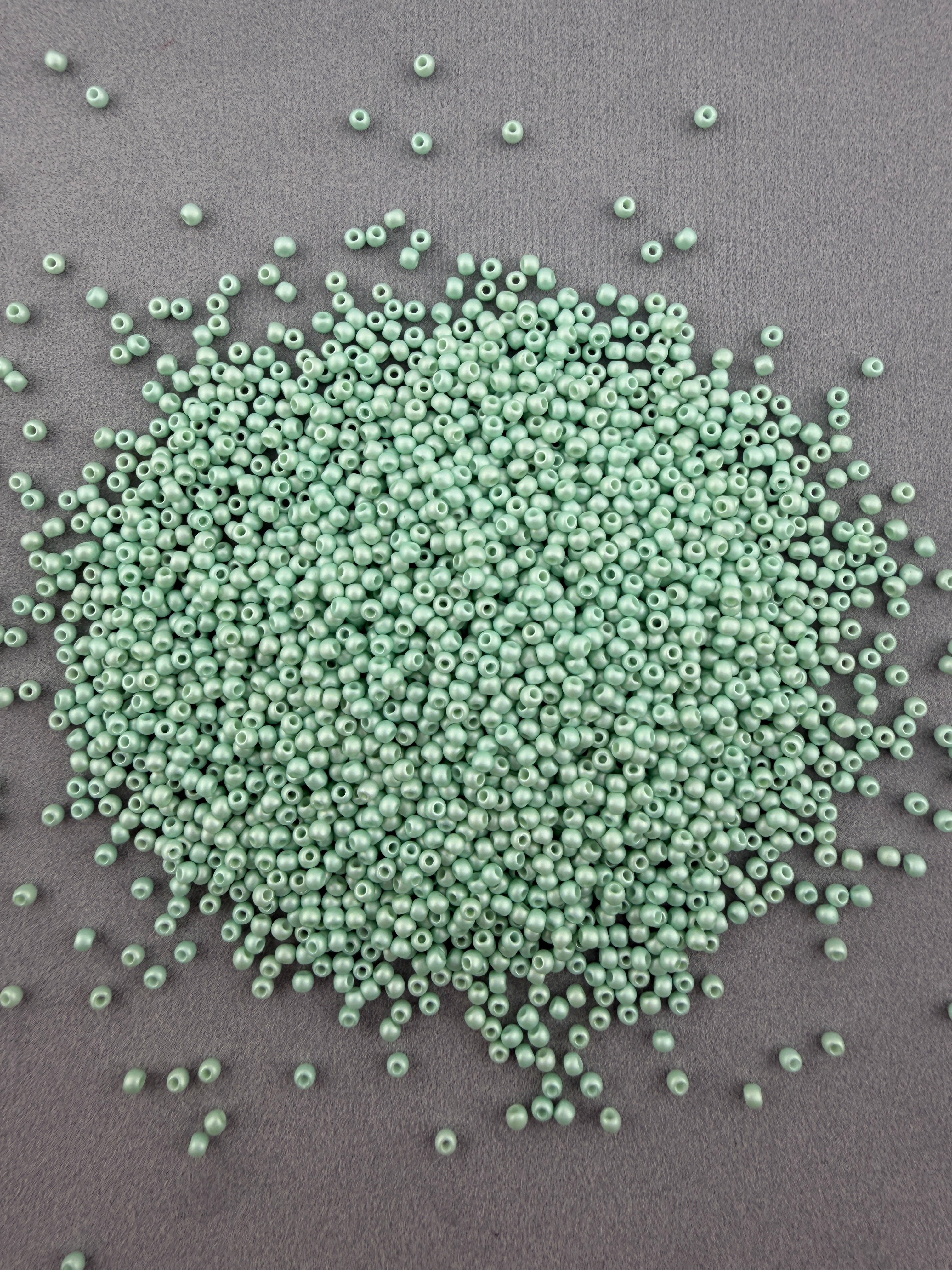 Mino Seed Beads 11/0 Matte Metallic Seafoam