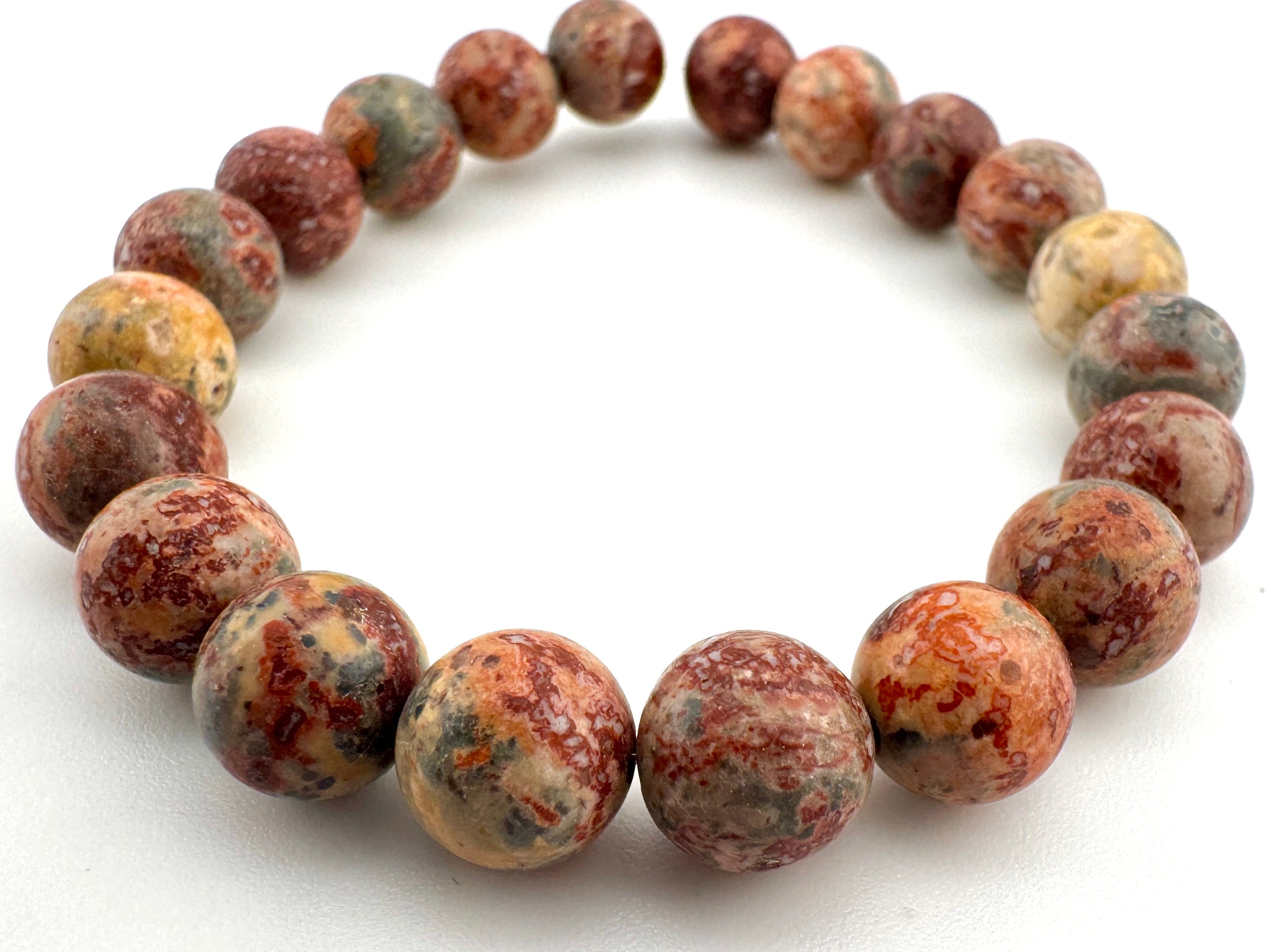 Leopard Skin JasperAvailable in 6mm, 8mm Sizes