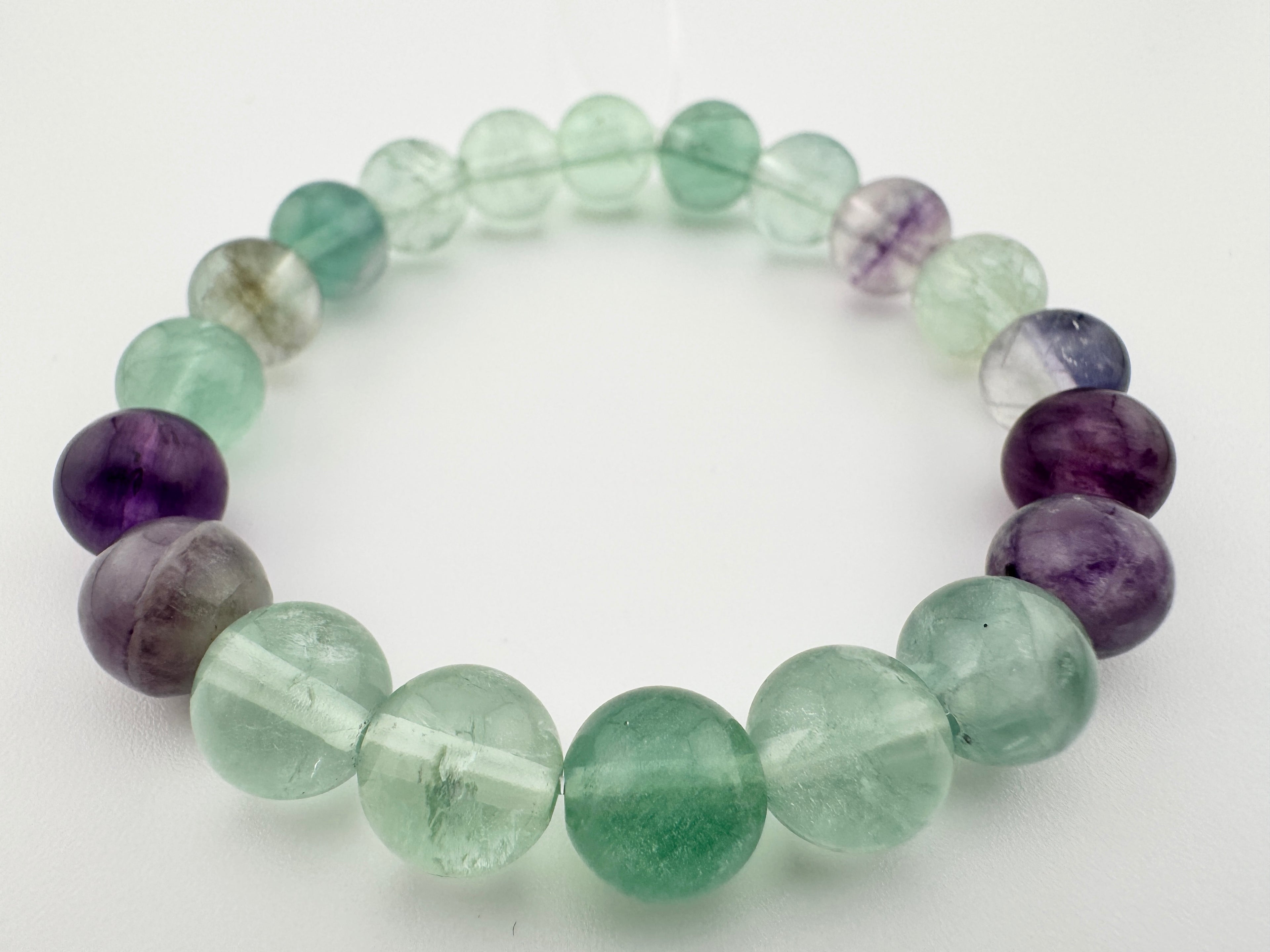Natural Fluorite 15" Beads Strand Available in 6mm, 8mm, 10mm, 12mm, 14mm Sizes
