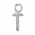 925 Sterling Silver Pin Bail, 3mm