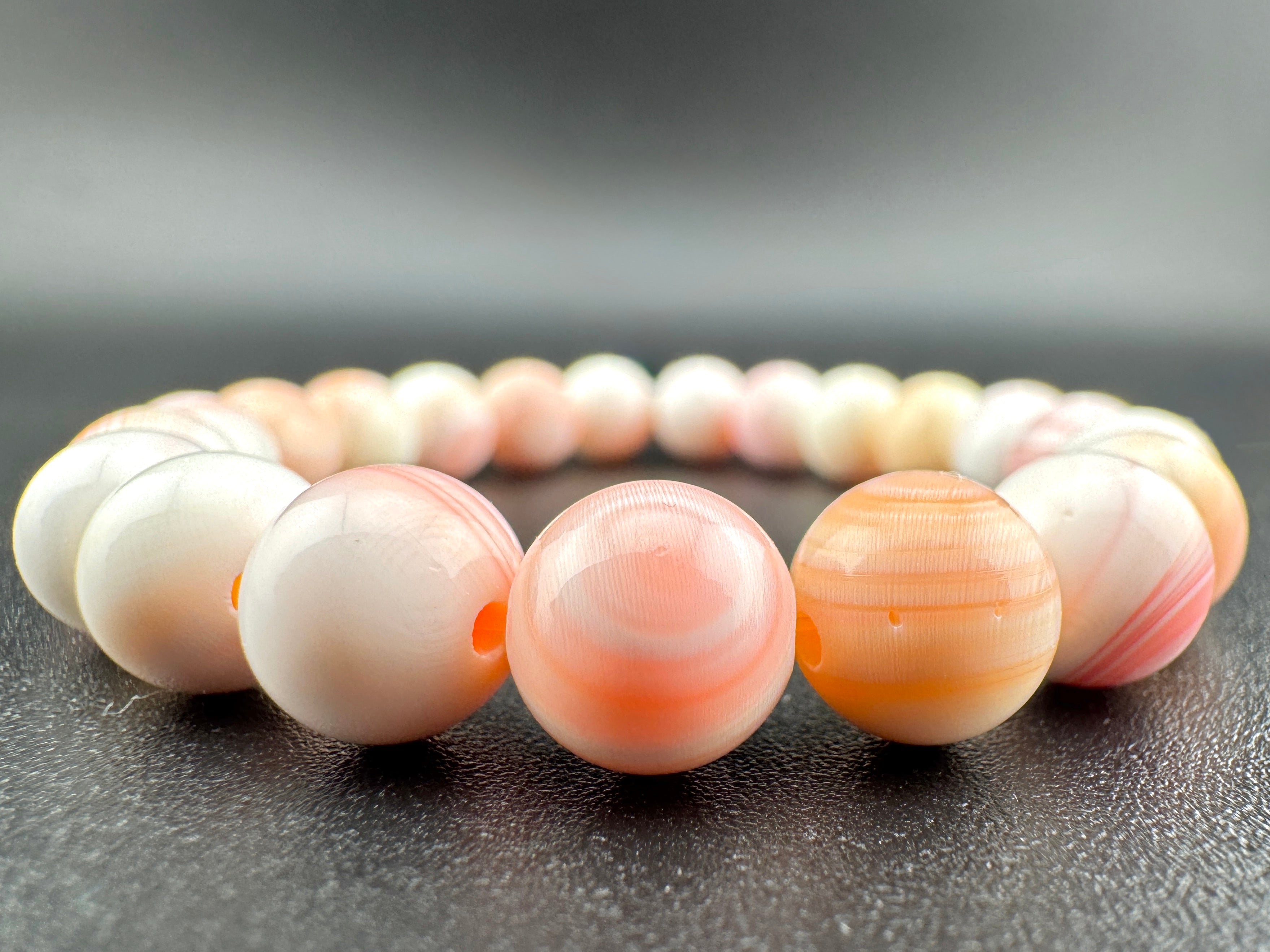 Conch Pearl Beads Available in 6mm, 8mm Sizes