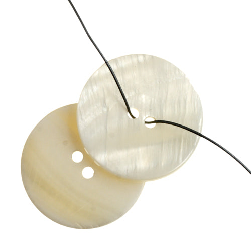 Conch Shell Buttons 25mm 10pcs