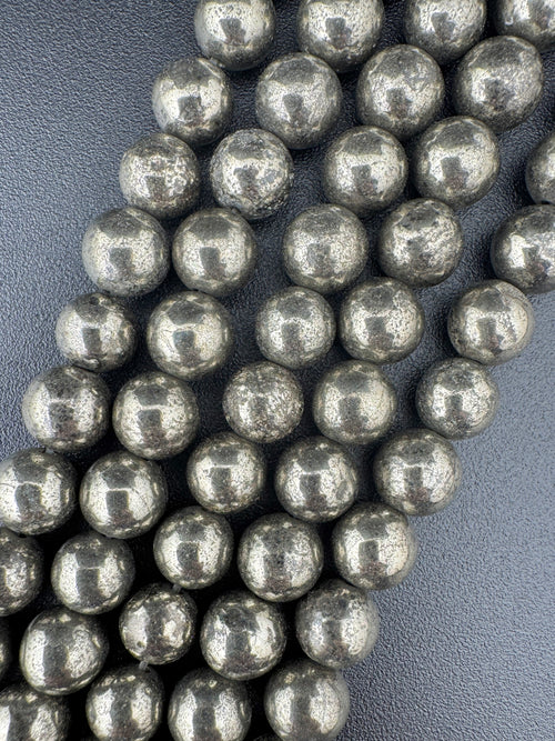 Pyrite Beads Available in 6mm, 8mm, 10mm Sizes