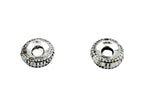 1.5x4.5mm Disk Spacer Rhodium