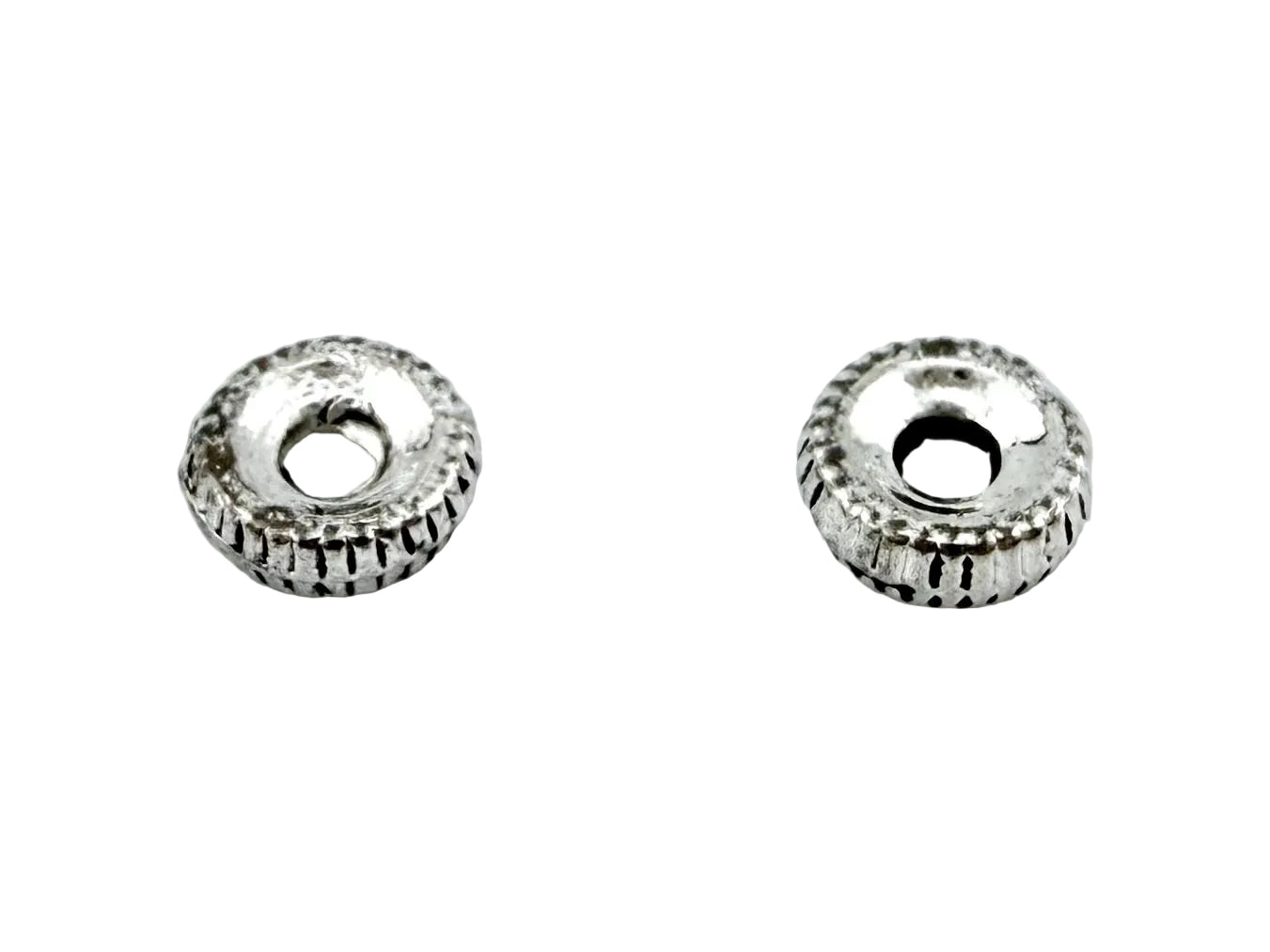 1.5x4.5mm Disk Spacer Rhodium