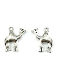 21.6mm Camel Charm Rhodium