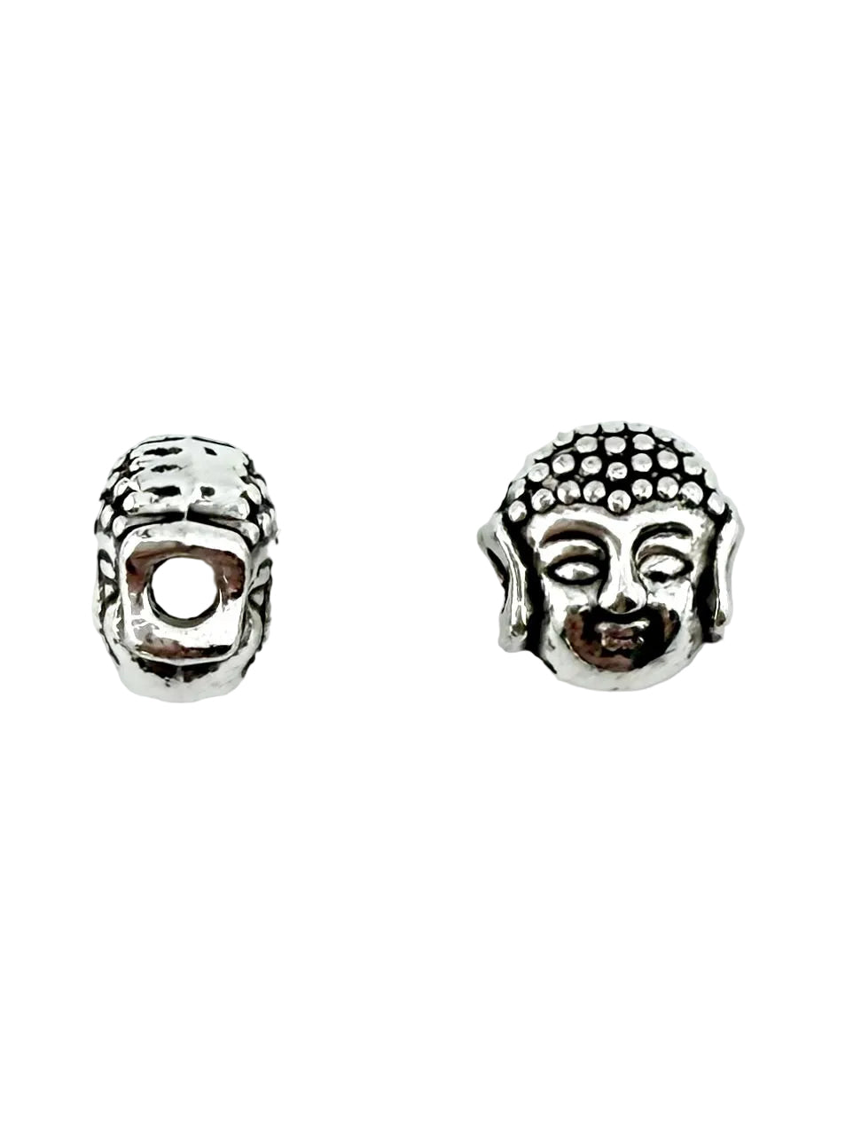 7x5mm Buddah Head Spacer Rhodium