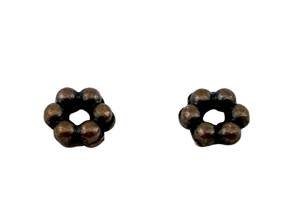 1x3mm Daisy Spacer Antique Copper