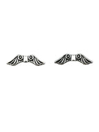 4x24mm Angel Wing Spacer Rhodium