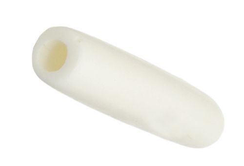 HAIRBONEPIPES OVAL IVORY 1in Worked on Bone