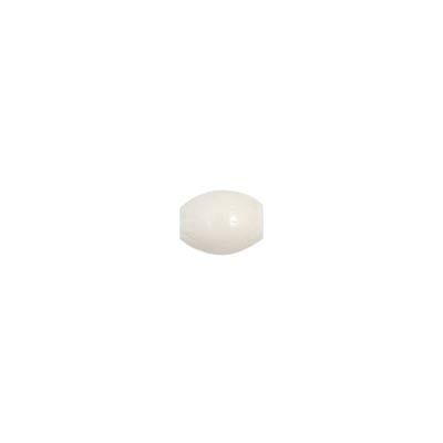 HAIRBONEPIPES OVAL IVORY 0.25in Worked on Bone